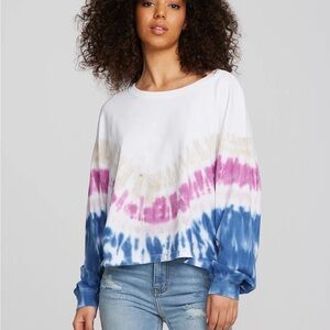 NWT Chaser Abbey Tie-Dye Long Sleeve Top